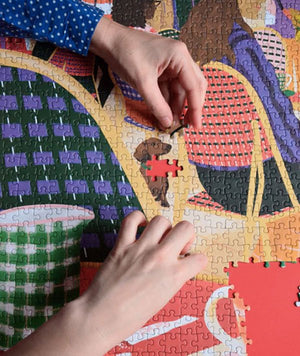 Puzzle 1000 pièces 'Regarder les gens' | JOUR FÉRIÉ
