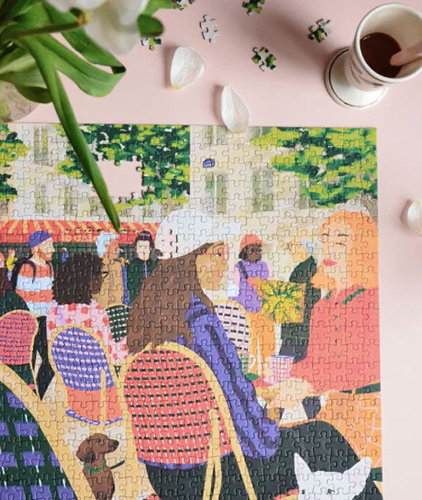 Puzzle 1000 pièces 'Regarder les gens' | JOUR FÉRIÉ
