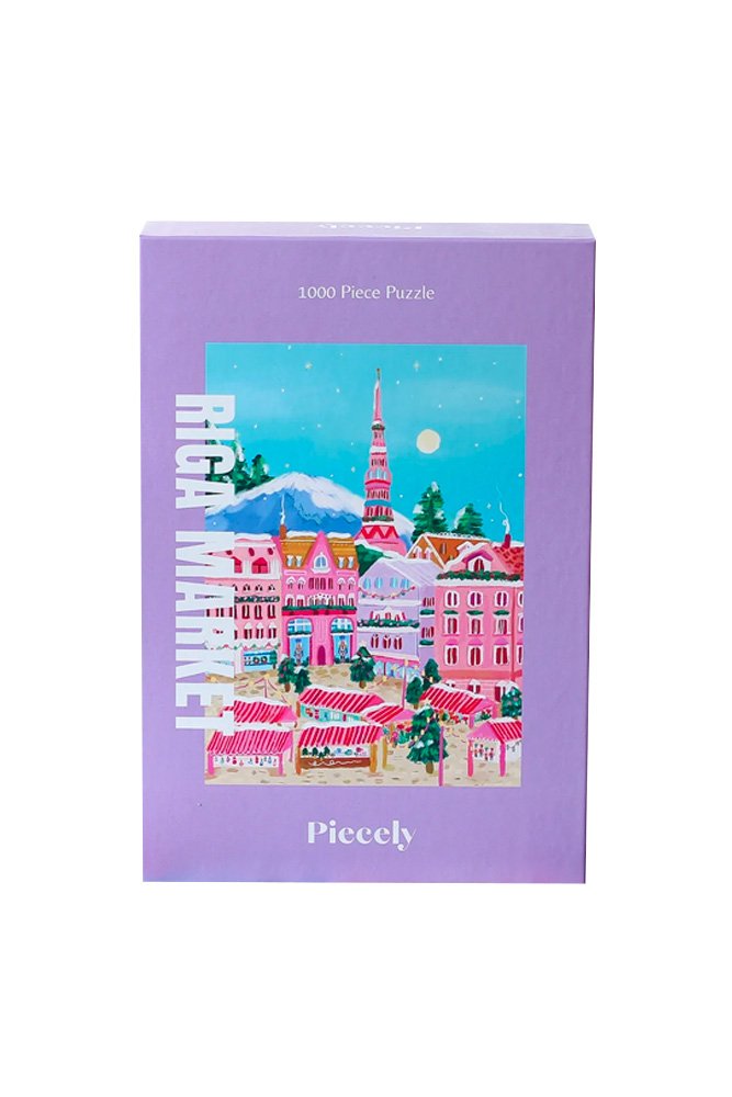 Puzzle 1000 pièces 'Riga market' | PIECELY