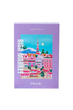 Puzzle 1000 pièces 'Riga market' | PIECELY