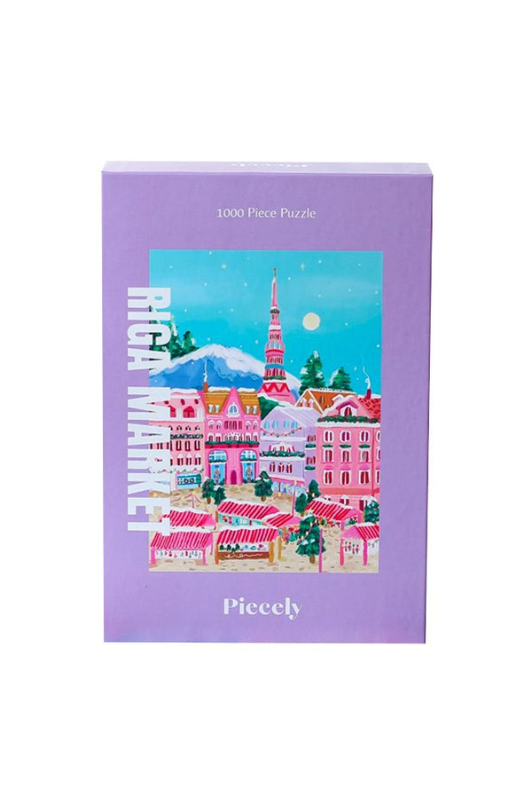 Puzzle 1000 pièces 'Riga market' | PIECELY