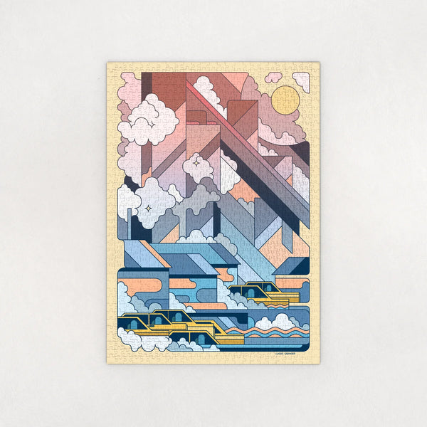 Puzzle 'Rush hour' par LSNR | JIGO ATELIER