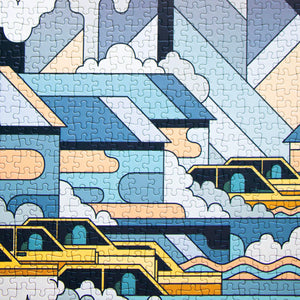 Puzzle 'Rush hour' par LSNR | JIGO ATELIER