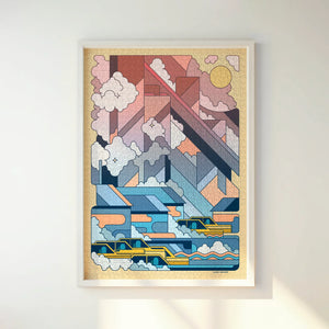 Puzzle 'Rush hour' par LSNR | JIGO ATELIER