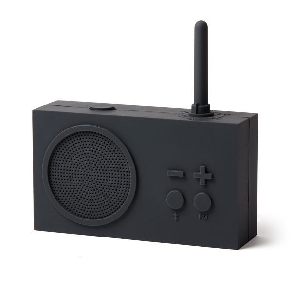 Radio - Enceinte Bluetooth Tykho 3 Gris sombre | LEXON