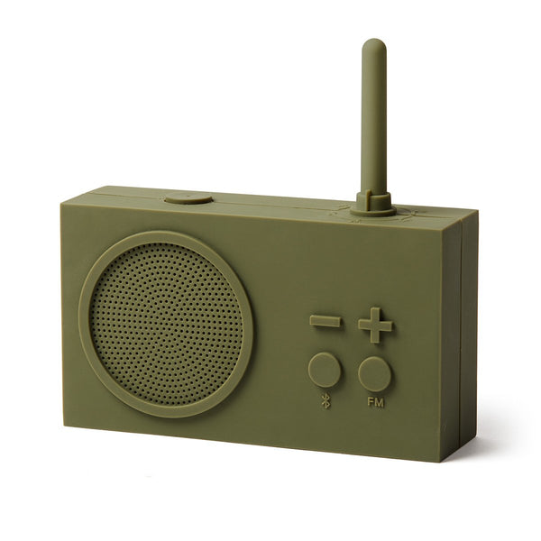 Radio - Enceinte Bluetooth Tykho 3 Kaki | LEXON