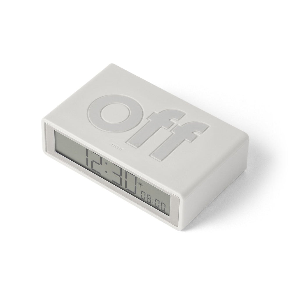 Réveil 'Flip classic' Blanc | LEXON