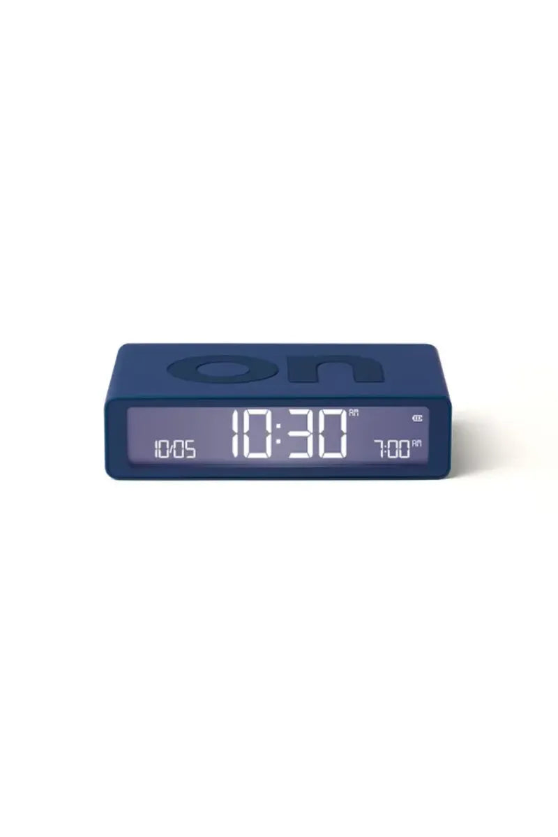 Réveil ‘Flip classic’ Bleu foncé | LEXON