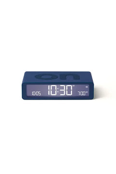 Réveil ‘Flip classic’ Bleu foncé | LEXON