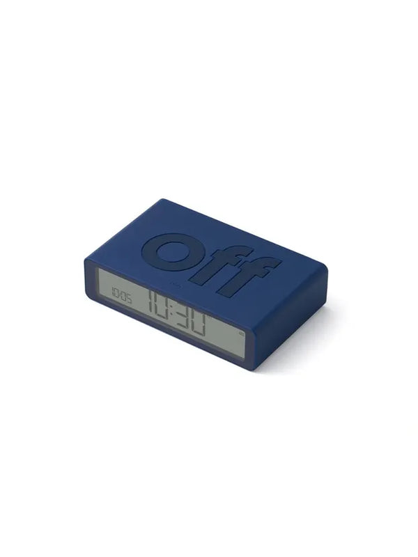 Réveil ‘Flip classic’ Bleu foncé | LEXON