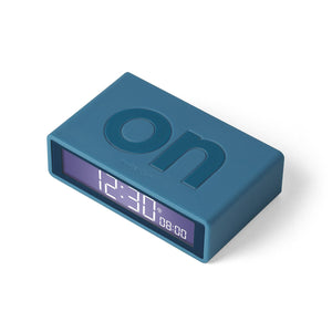 Réveil 'Flip classic' Bleu canard | LEXON