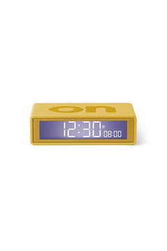 Réveil 'Flip classic' Jaune | LEXON