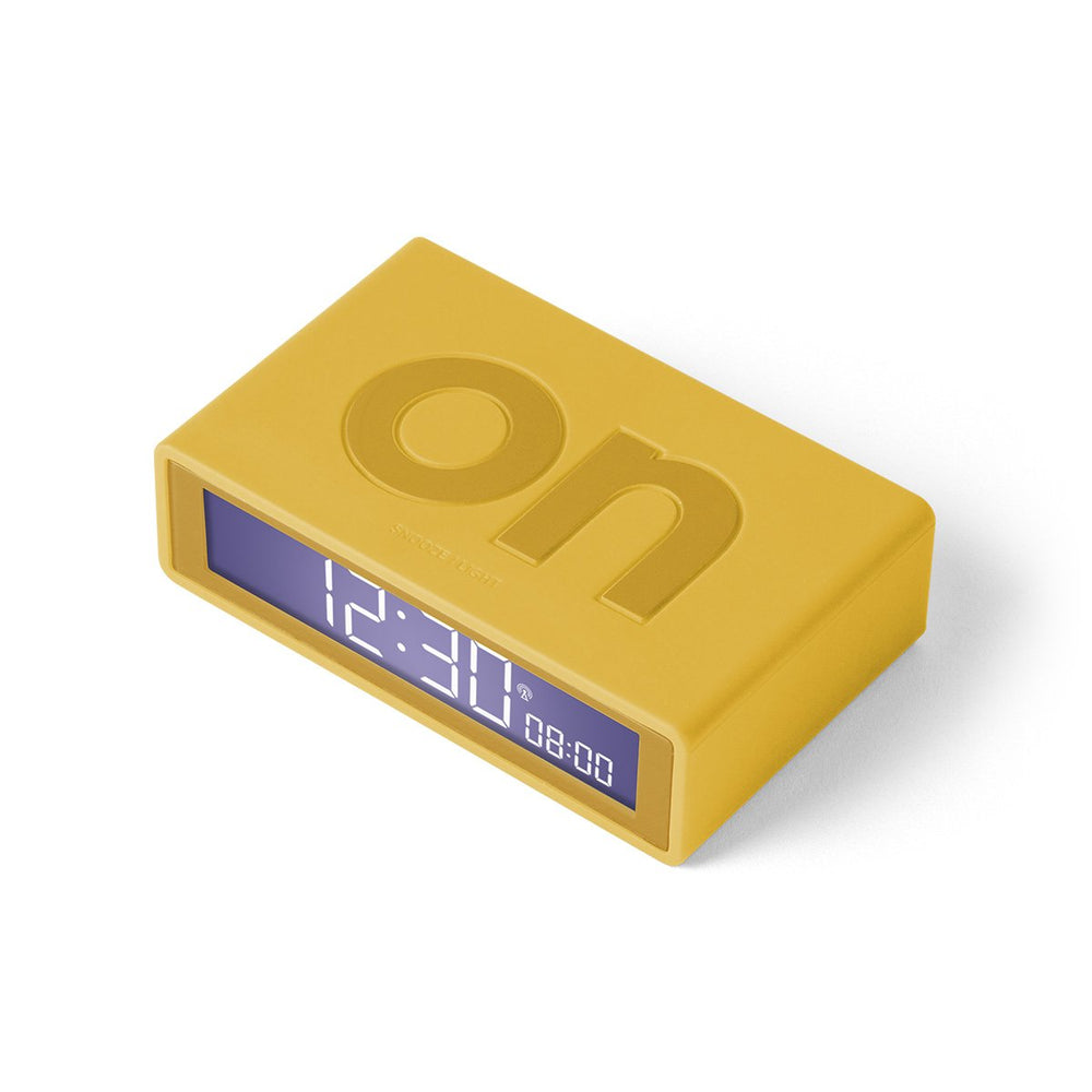 Réveil 'Flip classic' Jaune | LEXON