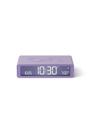 Réveil ‘Flip classic’ Lilas clair | LEXON