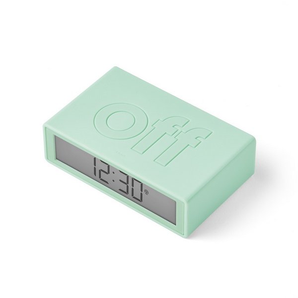 Réveil 'Flip classic' Mint | LEXON