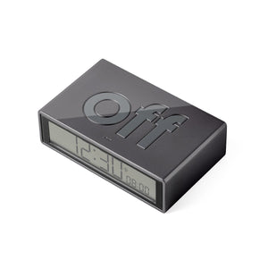 Réveil 'Flip classic' Noir | LEXON