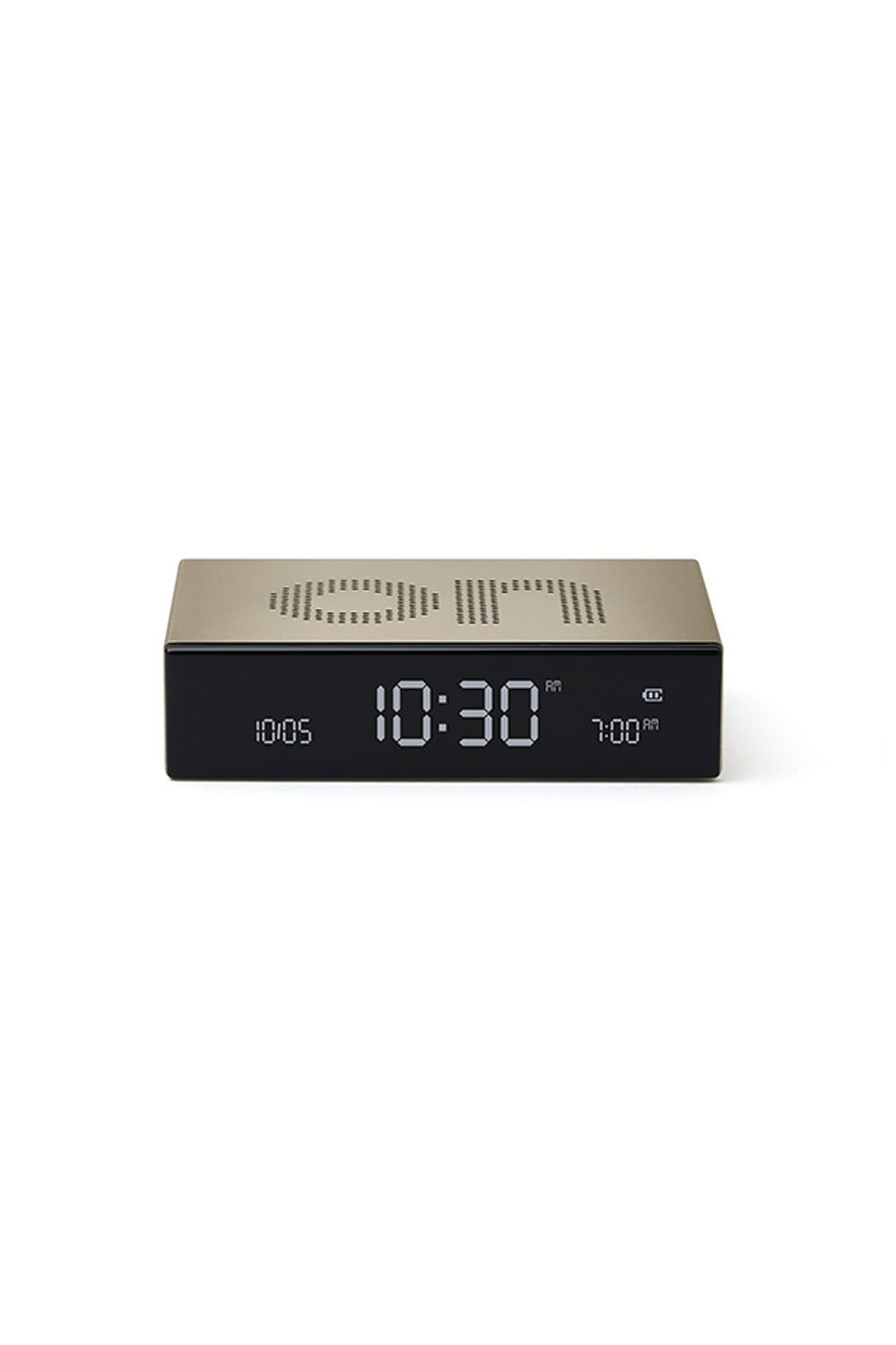 Réveil 'Flip Premium' Gold | LEXON