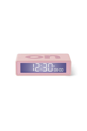 Réveil 'Flip classic' Rose | LEXON