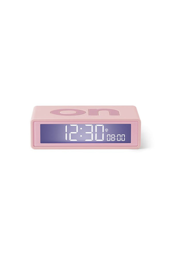 Réveil 'Flip classic' Rose | LEXON