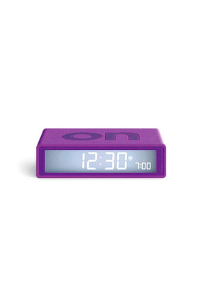 Réveil 'Flip classic' Violet | LEXON
