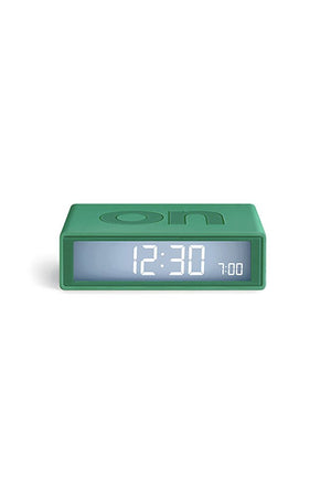Réveil 'Flip classic' Vert émeraude | LEXON