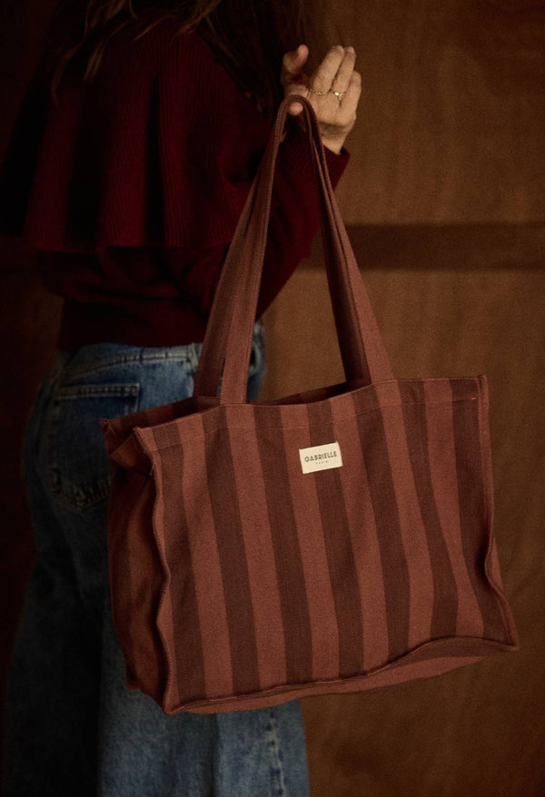 Sac '24H' Rayures Saint-Honoré | GABRIELLE