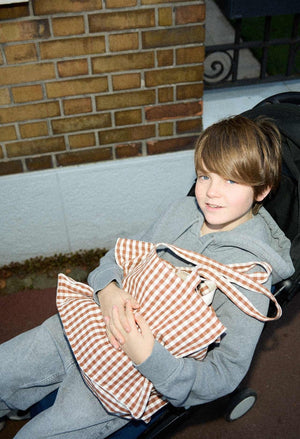 Sac '24H' Vichy moka | GABRIELLE