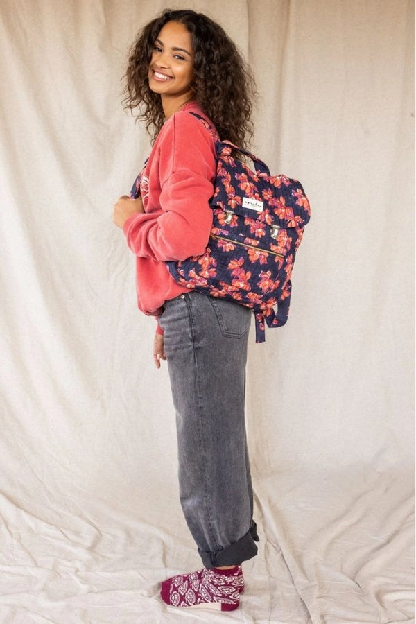 Sac à dos 'Luji' Violeta Navy | APACHES COLLECTIONS