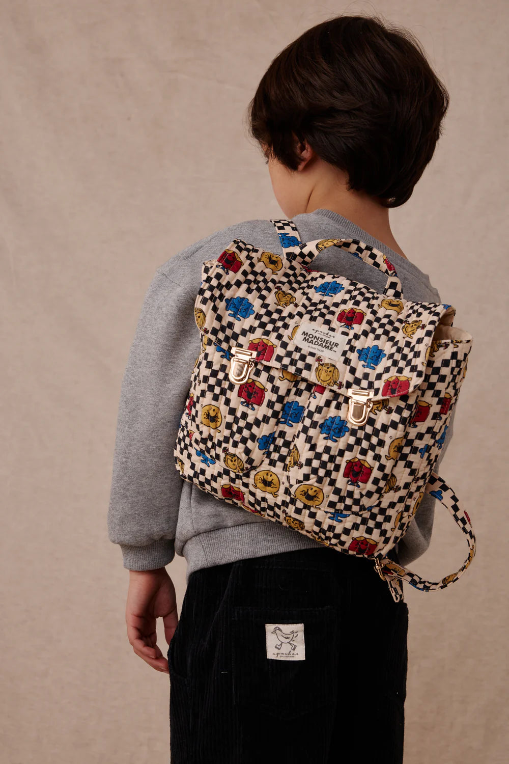 Sac à dos ‘Suji’ Récrée Macadamia | APACHES COLLECTIONS X MONSIEUR MADAME