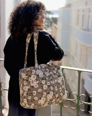 Sac à langer 'Hyde Park' imperméable Camellia | NOBODINOZ