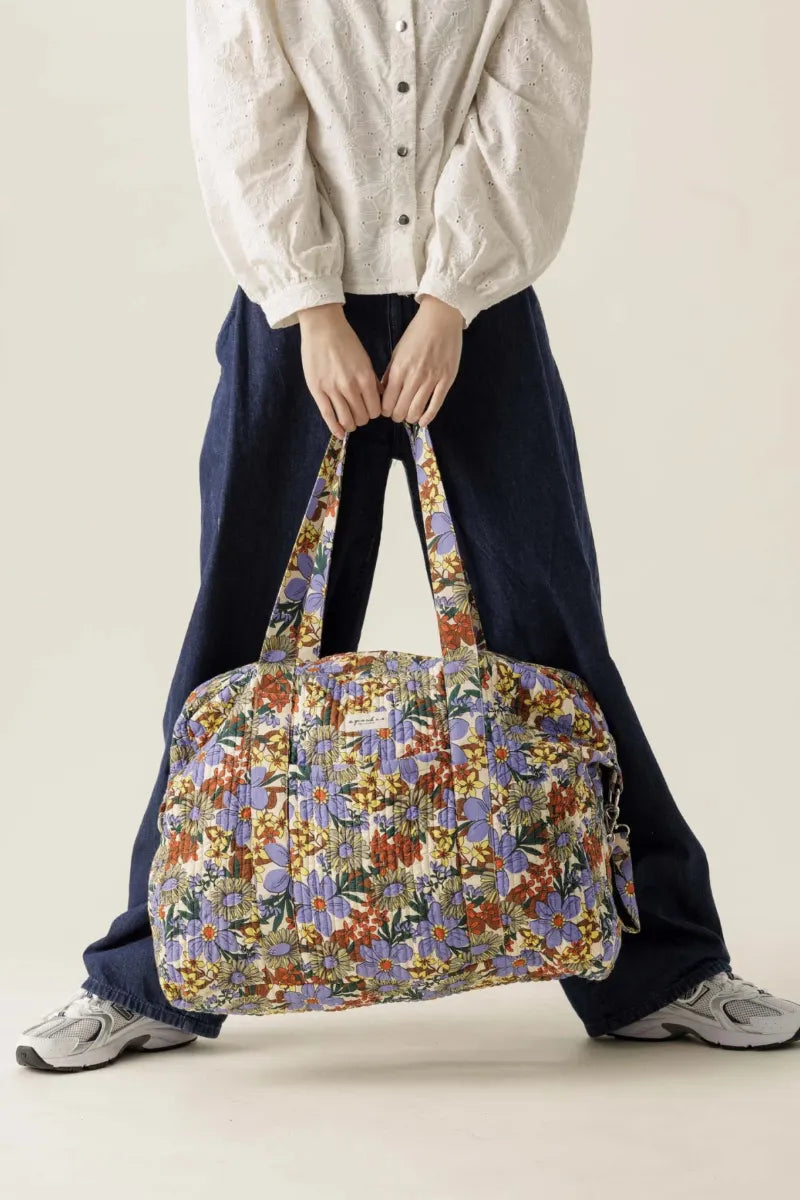 Sac à langer 'Thaila' Bouquet Iris | APACHES COLLECTIONS