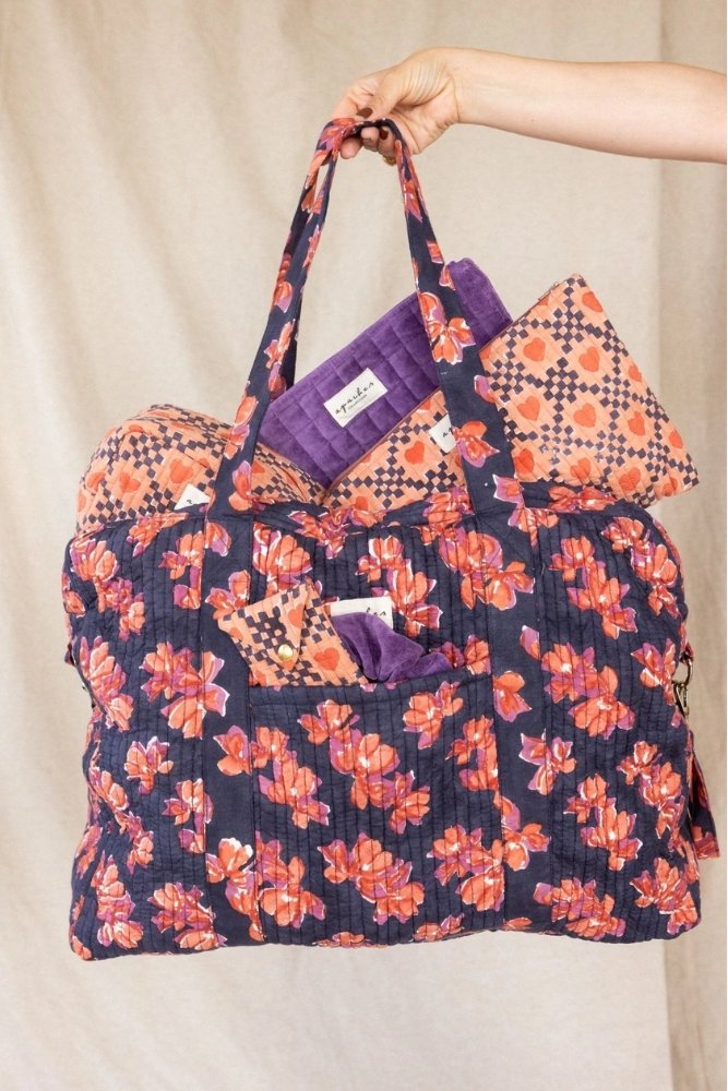 Sac à langer 'Thaila' Violeta Navy | APACHES COLLECTIONS