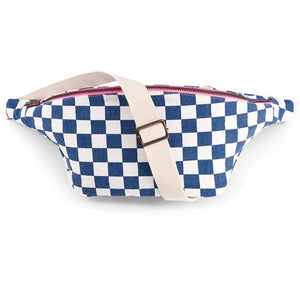 Banane Damier Bleu navy | ROSE IN APRIL