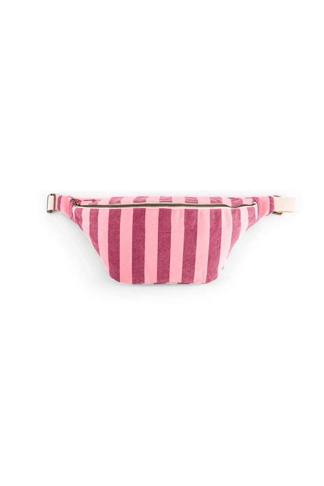 Banane Rayures Bordeaux / Pink Flamingo | ROSE IN APRIL
