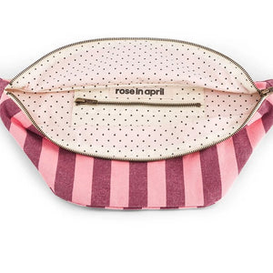 Banane Rayures Bordeaux / Pink Flamingo | ROSE IN APRIL