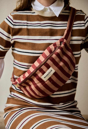 Sac banane Rayures garance | GABRIELLE PARIS