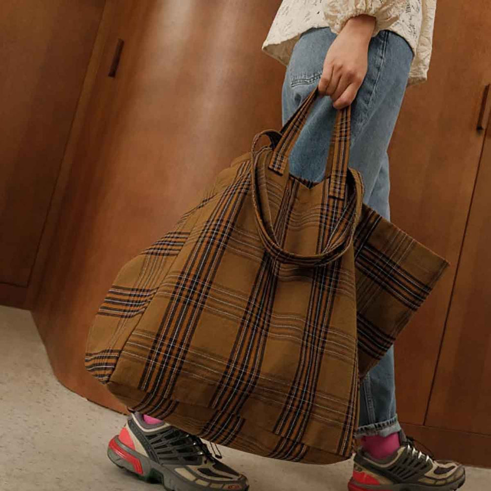 Sac cabas 'Elisa' Carreaux tartan | ROSE IN APRIL