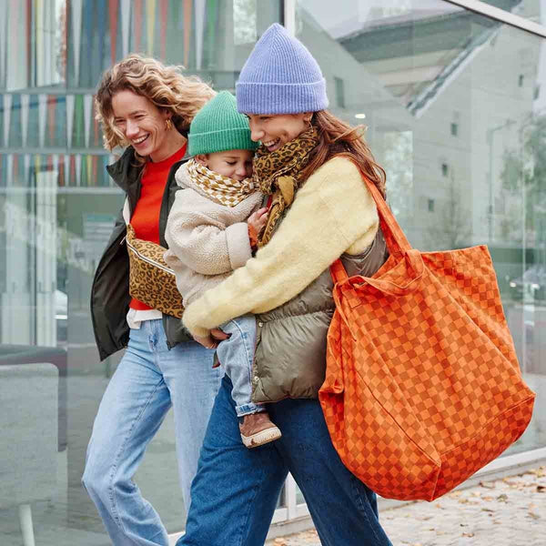 Sac cabas 'Elisa' Damier Corail | ROSE IN APRIL