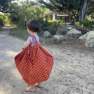 Sac cabas 'Elisa' Damier Corail | ROSE IN APRIL