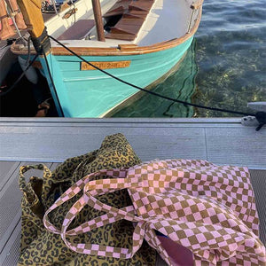 Sac cabas 'Elisa' Damier Strawberry | ROSE IN APRIL