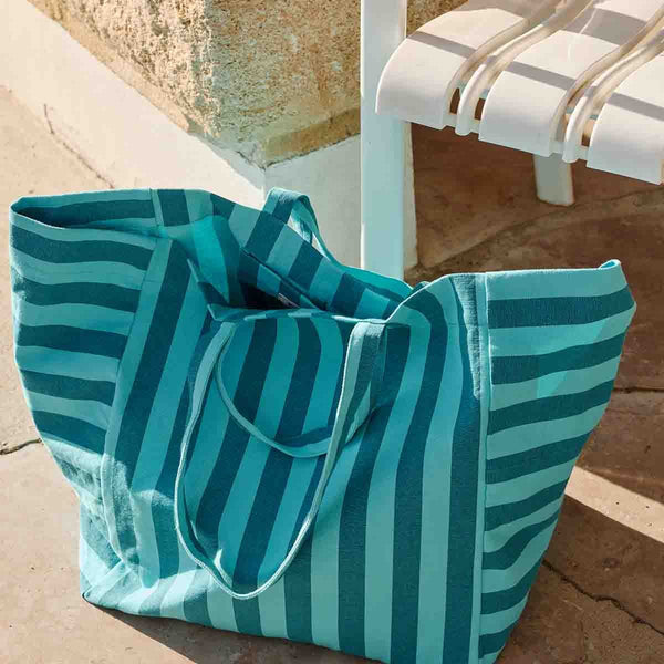 Sac cabas 'Elisa' Rayures Capri / Tahitian | ROSE IN APRIL