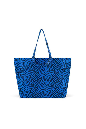 Sac cabas 'Elisa' Zebrou Greek Blue | ROSE IN APRIL