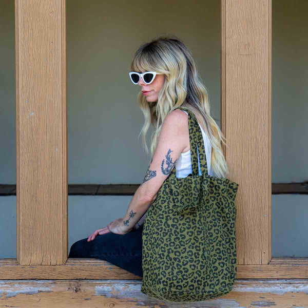Sac cabas 'Elisabeth' Graou Olive | ROSE IN APRIL