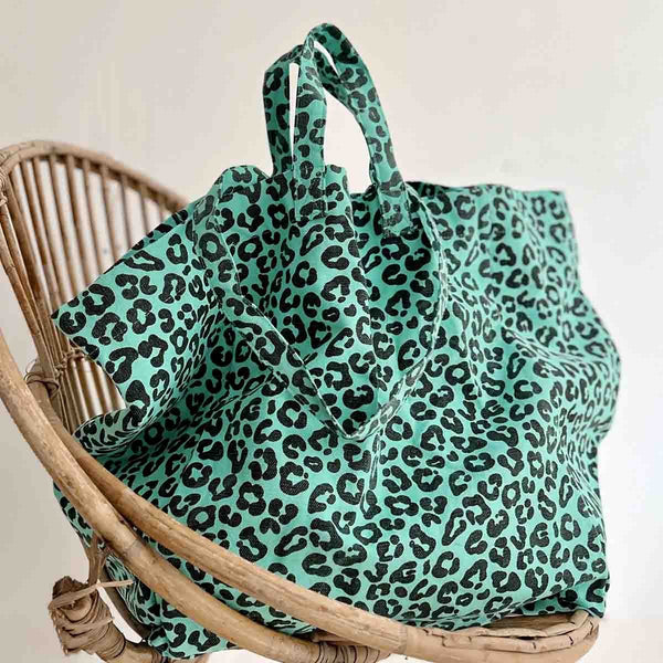 Sac cabas 'Elisa' Graou Vert | ROSE IN APRIL