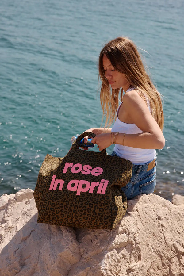 Sac cabas 'Elisa' Graou olive Spécial birthday | ROSE IN APRIL