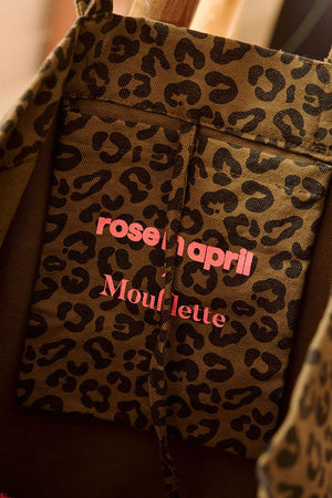 Sac cabas 'Le Soleil' Graou Olive | ROSE IN APRIL X MOUFLETTE