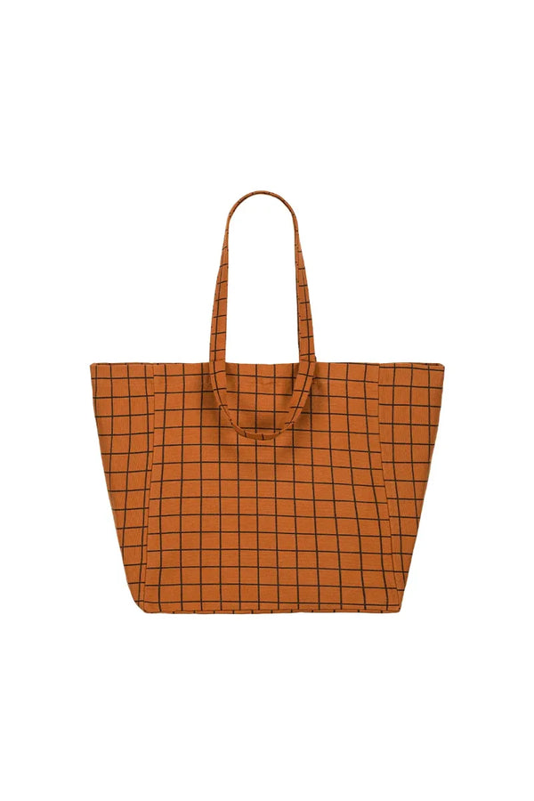 Sac cabas 'Elisa' Carreaux Ginger | ROSE IN APRIL