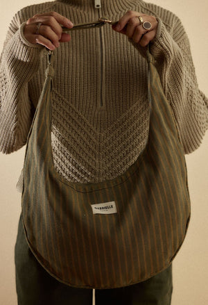 Sac 'New B' Rayures Rivoli | GABRIELLE