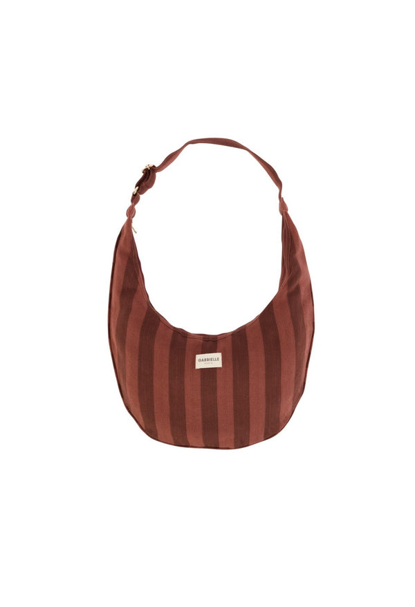 Sac 'New B' Rayures Saint-Honoré | GABRIELLE