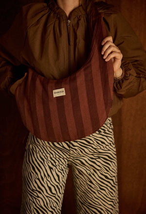 Sac 'New B' Rayures Saint-Honoré | GABRIELLE